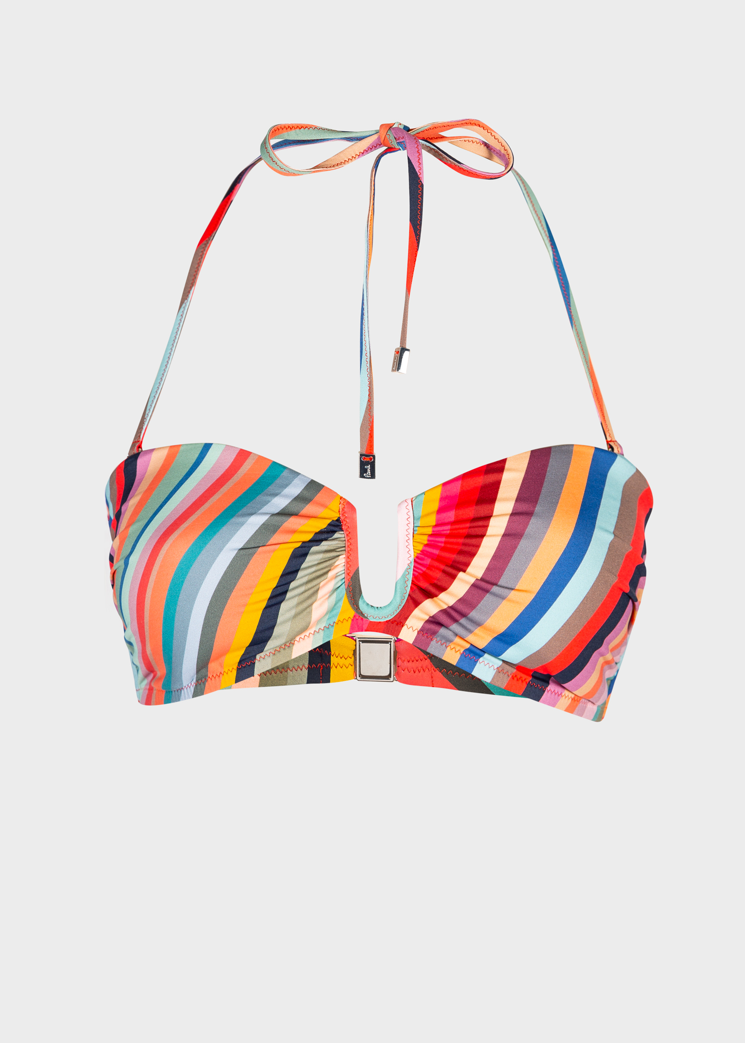 Women's 'Swirl' Print Bandeau Bikini Top by Paul Smith