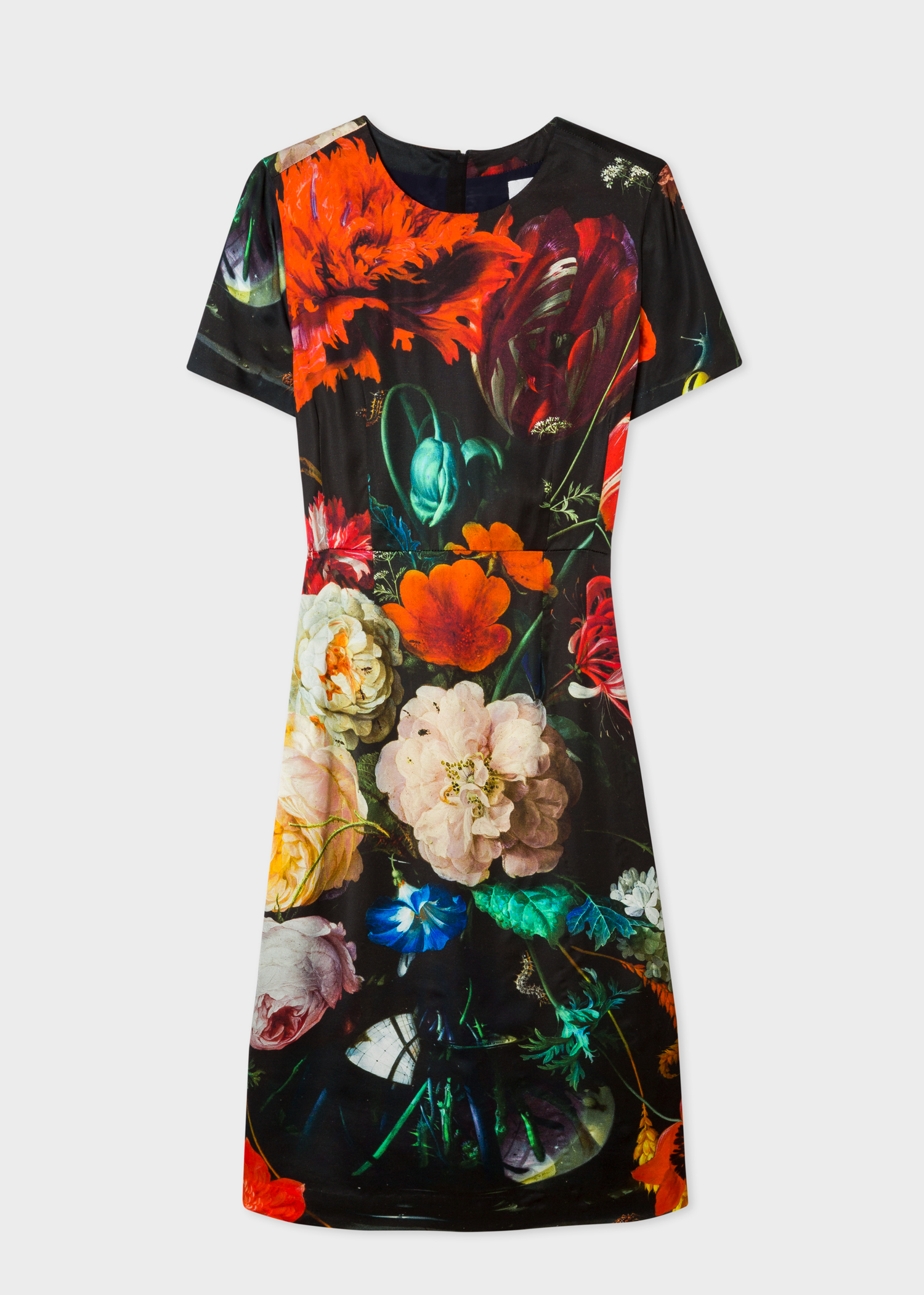 Front view - Women's 'New Masters' Print Short-Sleeve Dress Paul Smith