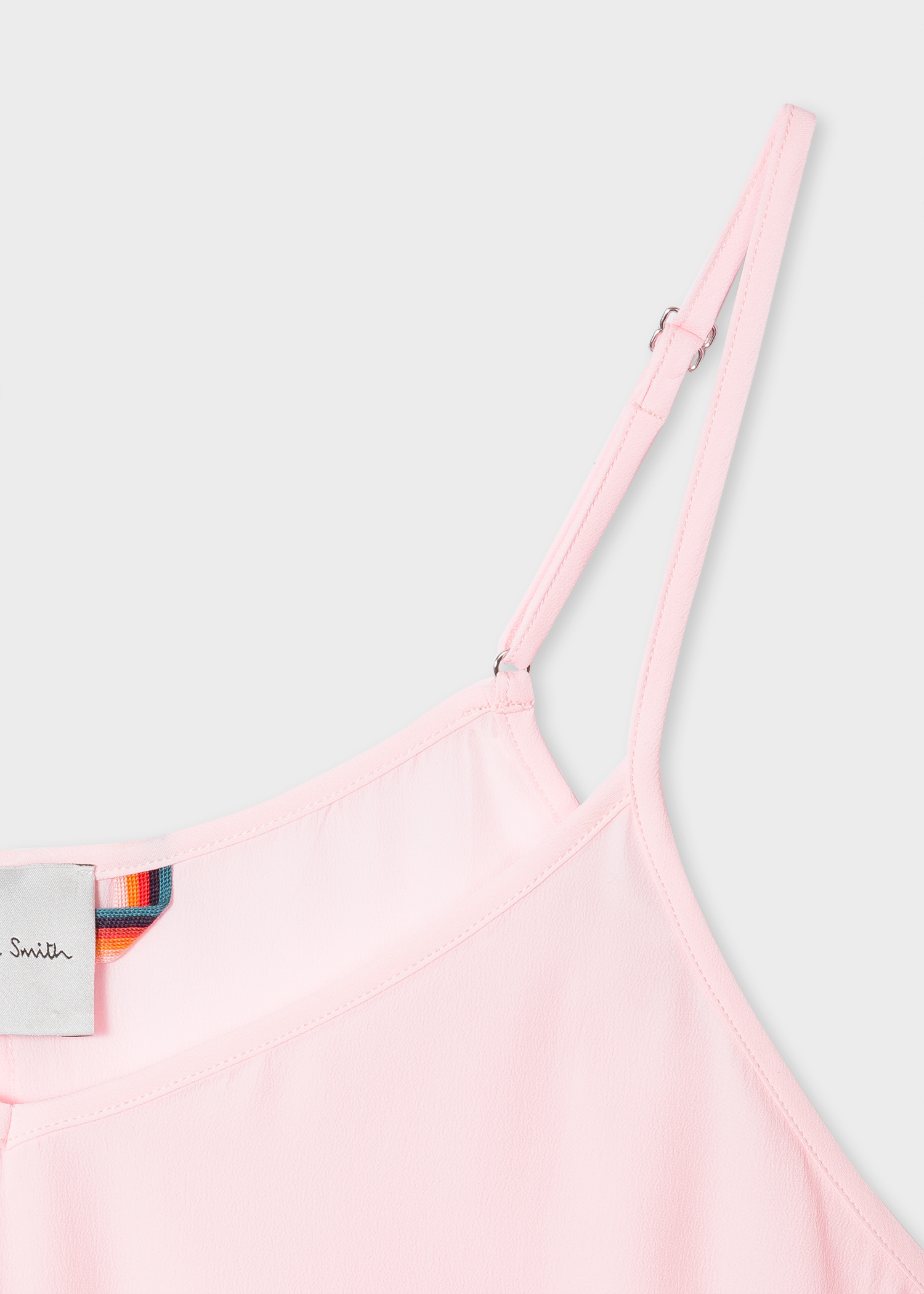 Detail view - Women's Light Pink Silk-Blend Cami Top Paul Smith