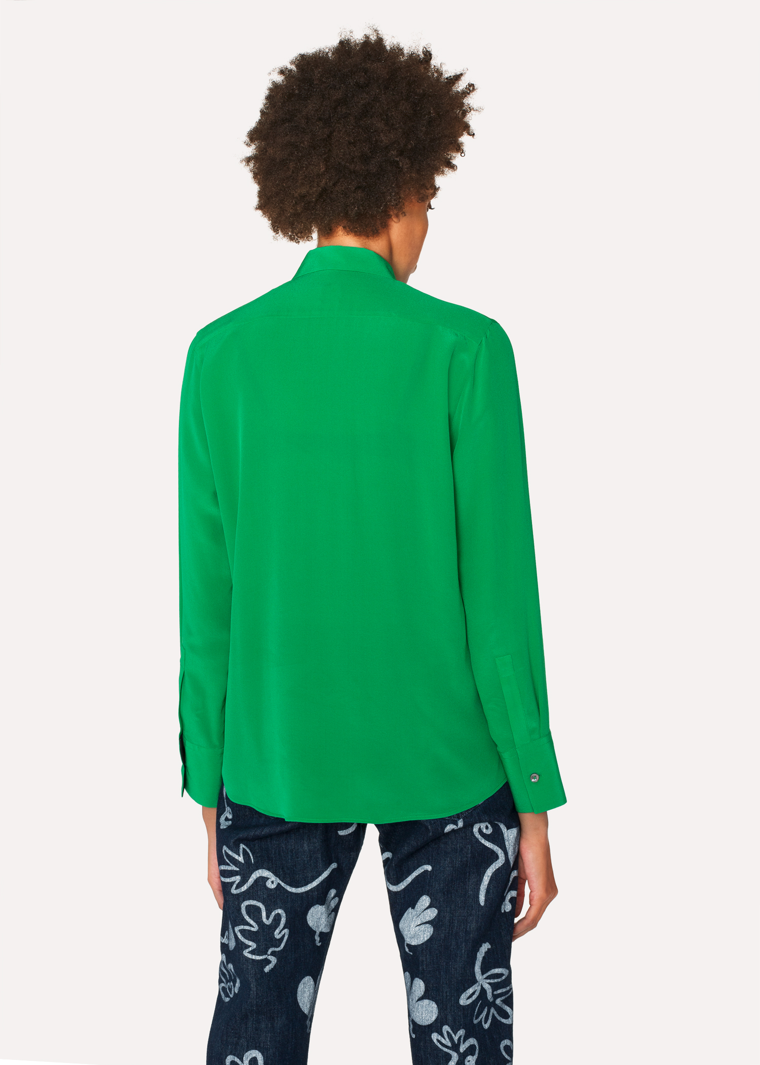 Women's Green Silk Shirt - Paul Smith