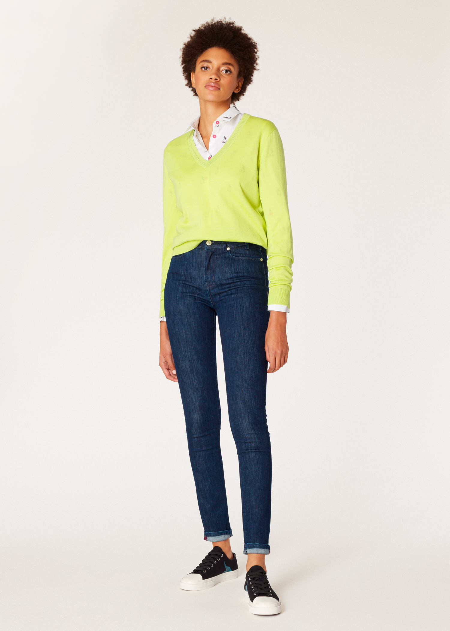 lime green womens sweater