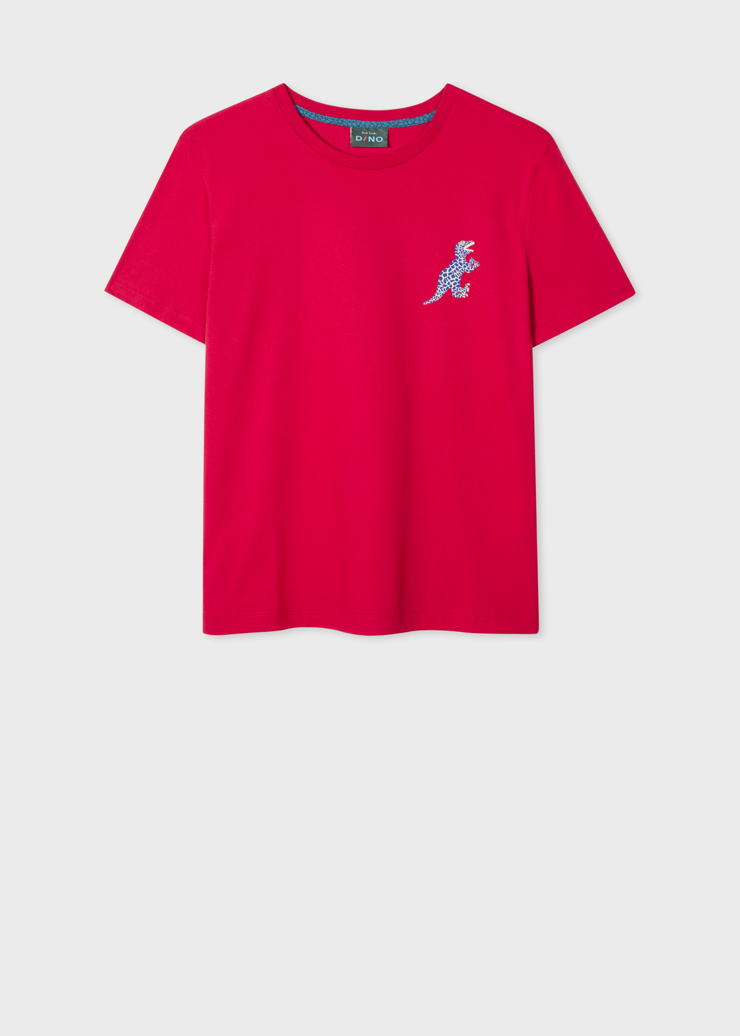 Front View - Women's Red Small 'Dino' T-Shirt Paul Smith