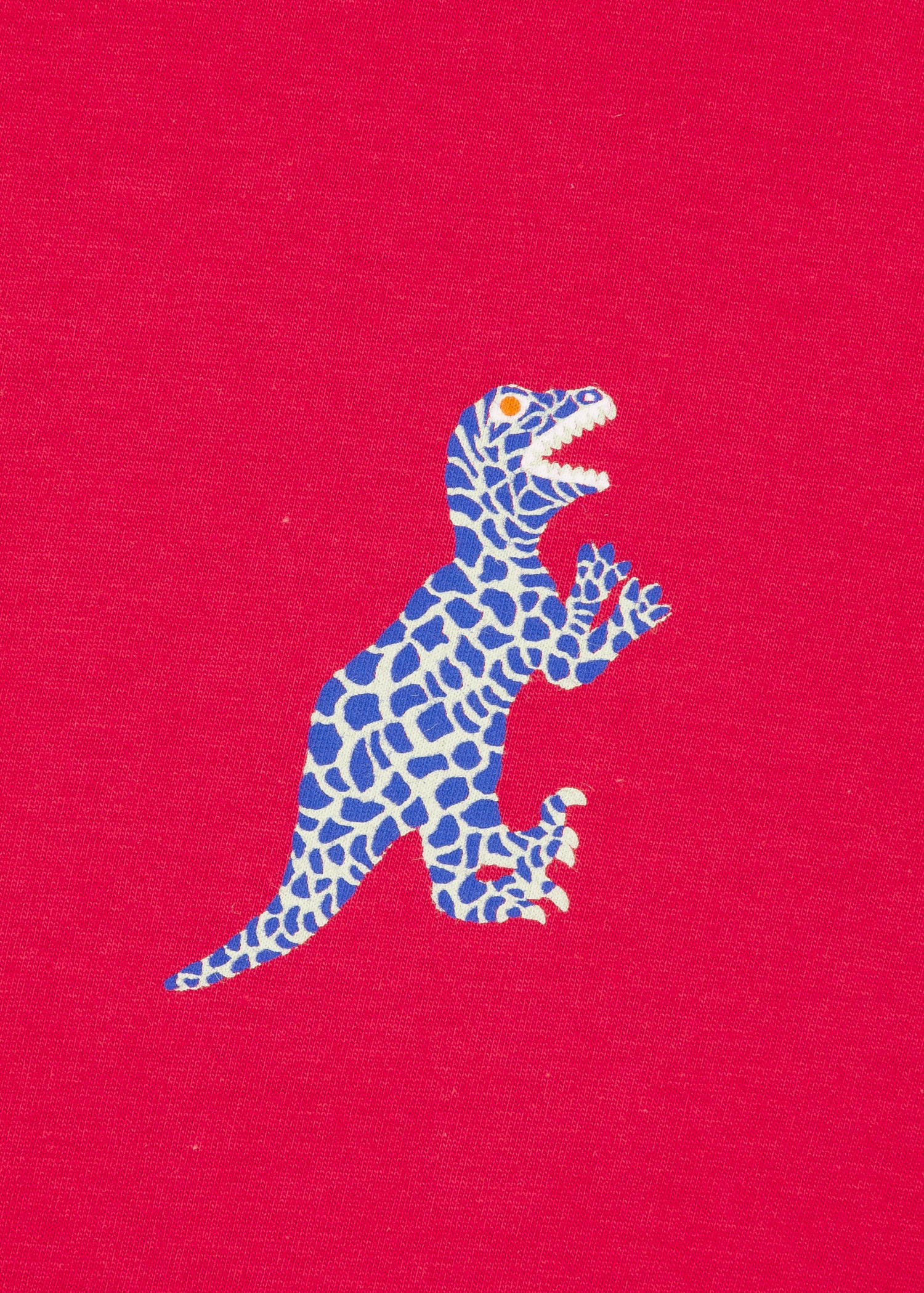 Close-up View - Women's Red Small 'Dino' T-Shirt Paul Smith